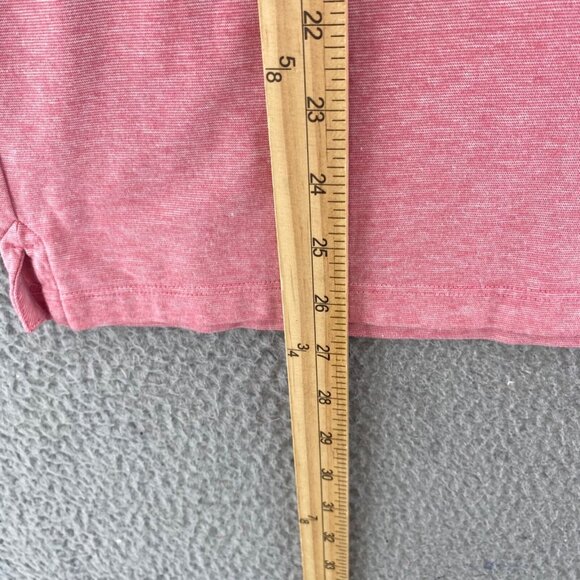 Vineyard Vines Shirt Mens Small Edgartown Polo Pink Striped Short Sleeve Casual - Picture 8 of 11